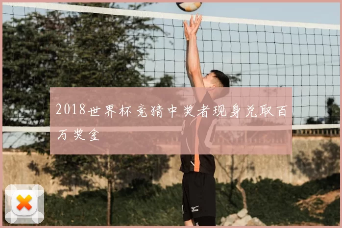 2018世界杯竞猜中奖者现身兑取百万奖金
