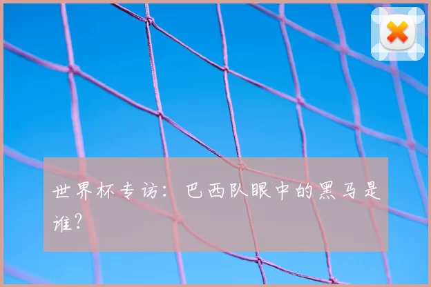 世界杯专访：巴西队眼中的黑马是谁？