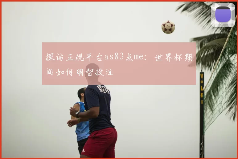 探访正规平台as83点me:世界杯期间如何明智投注