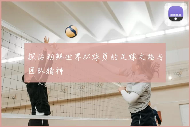 探访朝鲜世界杯球员的足球之路与团队精神